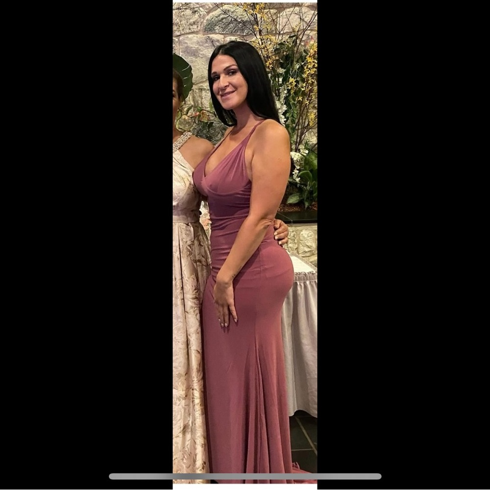 Chic Mauve Maxi Dress